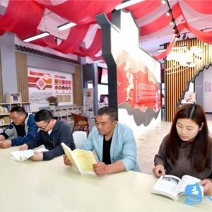 宿遷宿豫：黨史學習“紅書房” 社區(qū)居民品書香